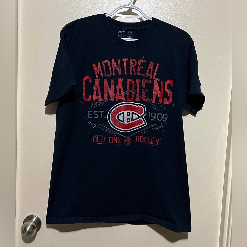 NHL MONTREAL CANADIENS NAVY BLUE T-SHIRT